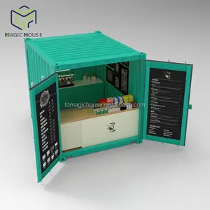 魔法屋集装箱亭马来西亚购买集装箱咖啡店