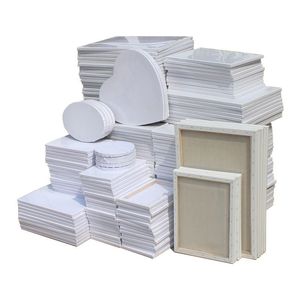 Tùy chỉnh kích cỡ khác nhau Chất lượng cao 100% bông kéo dài vải trắng cho bức tranh - Product Image 1