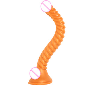 Nuevo Juguete Sexual para Adultos, Dildo Realista de Tubo Largo, Hecho de Silicona, PVC, ABS, con Extremo para Anál - Product Image 5