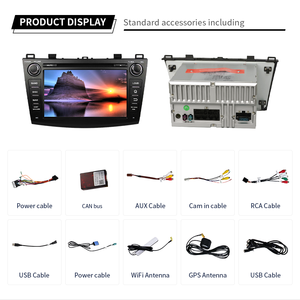 Autoradio Android 8 per MAZDA <span class=keywords><strong>3</strong></span> 2009-2012 con Lettore DVD, Navigatore GPS, Controllo al Volante e Telecamera Posteriore AHD - Product Image 6