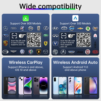 Smart Android Box Wireless USB Plug Car Play Auto Dongle Portable Car Multimedia con adaptador inalámbrico Carplay