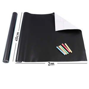 Carta da Parati Effetto <span class=keywords><strong>Lavagna</strong></span> in CPP 45cm X 2m, Adesiva e Rimovibile, con 5 Colori di Gesso per Casa, Ufficio, Studio, Caffè o Ristorante - Product Image 2