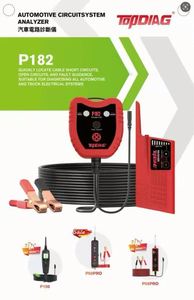 TopDiag P182 12V Car/Truck <b>Battery</b> <b>Tester</b> Diagnostic Tool with OBD2 Wireless Connectivity Automotive Electrical Cable Tracking - Product Image 6