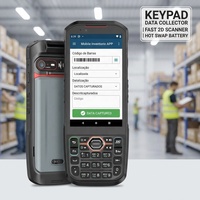Terminal de Recopilación de Datos con Escáner de Código de Barras Android 13, Teclado Físico, PDA Industrial