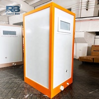 Toilettes mobiles, WC portables d'extérieur, cabines de douche, unités de toilettes de luxe, toilettes miniatures portables, conteneur préfabriqué, toilettes mobiles