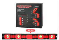 Règle horizontale pliante multifonctionnelle multi-angle haute précision avec règle d'équilibre magnétique jauge pour le travail du bois