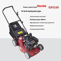 Tondeuse à Gazon Autotractée Professionnelle de 21 Pouces avec Châssis en Aluminium et Moteur 4 Temps