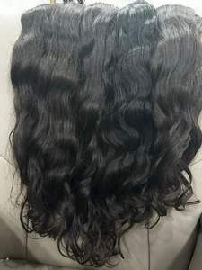 Extensions de cheveux naturels ondulés de 16 pouces, tissage machine, meilleure qualité, collection en gros - Product Image 4