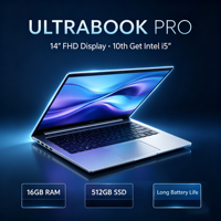 Ordinateur portable Intel 14 pouces, vente en gros, tablette PC sous Windows 11, 14 pouces, i5, 16 Go de RAM, SSD 512 Go, écran FHD, ordinateur portable