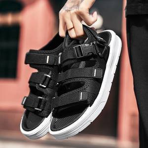 <span class=keywords><strong>Sandales</strong></span> à enfiler pour hommes, respirantes, à bout ouvert, nouveau style tendance, <span class=keywords><strong>chaussures</strong></span> de plage double usage, vente en gros d'usine transfrontalière, en stock - Product Image 3