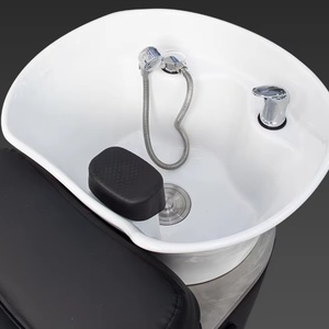 Luxury PU Leather Spa Head Salon Headspa Bed Barber Shop Furniture Thai <b>Shampoo</b> Sink Wash Basin and <b>Chair</b> Salon Equipments - Product Image 5