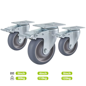 Industrial TRP Casters <strong>Wheels</strong> Swivel Castor Designer Medium Duty TPR Casters <strong>for</strong> <strong>Trolley</strong> - Product Image 1
