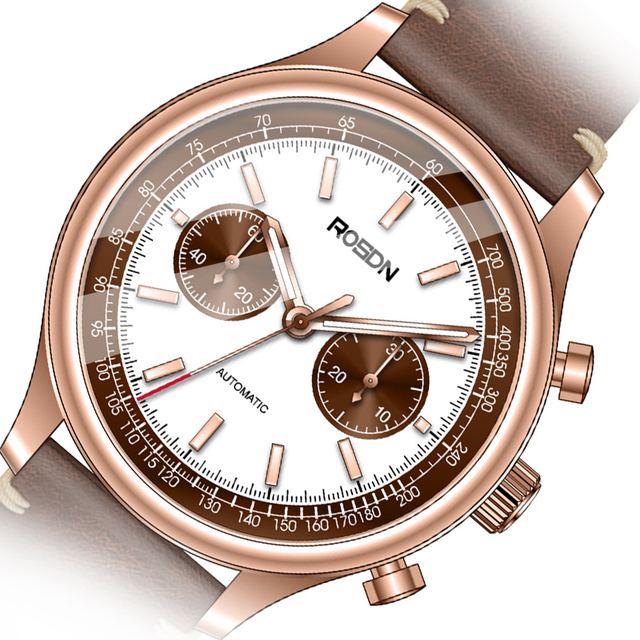 Perfect Japan Movement Watch Quartz Watches Men With Automatic Mechanical Chrono Movement Custom Quartz Wrist Watches for Men