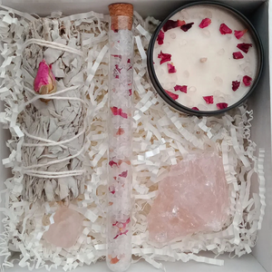 Set de Regalo <span class=keywords><strong>para</strong></span> Sanación de Chakras, Guía Espiritual de Adivinación, Kit de Relajación con Velas y Salvia, Kit de Meditación con Cristales Curativos, Variedad - Product Image 4
