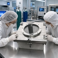 Chambre à vide ultra-élevé pour la science des surfaces, la déposition de films minces, la fabrication de semi-conducteurs, l'usinage CNC et la brochage