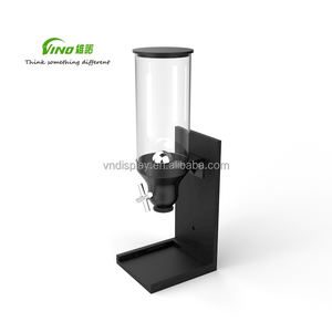 DISPENSADORES DE ALIMENTOS Madera de roble Good Grips Encimera Dispensador de maní Contenedor de alimentos Dispensador de alimentos secos Dispensador de cobertura - Product Image 5