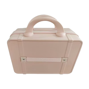 Valigia Vintage da Viaggio <span class=keywords><strong>per</strong></span> Trucco da 14 Pollici <span class=keywords><strong>per</strong></span> Donna, Compatto e Chiudibile, Design Leggero, Logo Olografico - Product Image 2