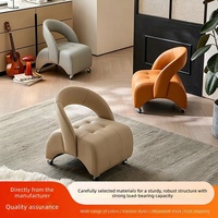 Nouveau design, fauteuil lounge en cuir PU, pivotant, avec roulettes, dossier confortable, personnalisable, meubles de salon pour la maison