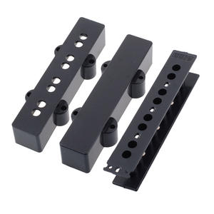 Ensemble de 2 caches de micros noirs pour basse <span class=keywords><strong>Jazz</strong></span> 4 cordes (mâchoire/corde haute) – Accessoires ciblés pour instruments - Product Image 1
