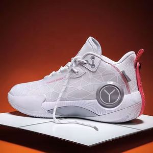 Chaussures de basketball de haute qualité en gros pour hommes, chaussures de sport confortables pour jeunes étudiants, idéales pour l'entraînement en extérieur - Product Image 3