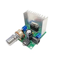 Papan penguat daya harga terjangkau, dual channel, tanpa noise, 12V, sudah jadi, FE-9720B, papan penguat daya TDA7297.