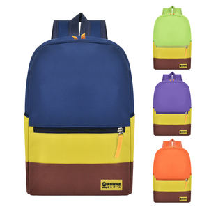 Mode étanche fermeture éclair respirant Logo personnalisé maternelle et primaire élèves adolescents unisexe couleur sac à dos - Product Image 1