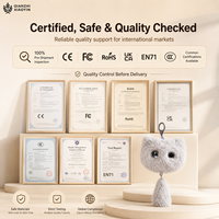 Pendentif en peluche AI Chat Curieux 2.4G WiFi 80+ Langues Réponse Tactile Commande Vocale Type C Compagnon Réconfortant Cadeau USA UK Europe