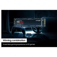 SSD interne haute performance 990 PRO NVMe M.2 2280 1 To SATA avec boîtier en alliage d'aluminium, vitesse de lecture/écriture de 501 à 600 Mo/s pour serveur