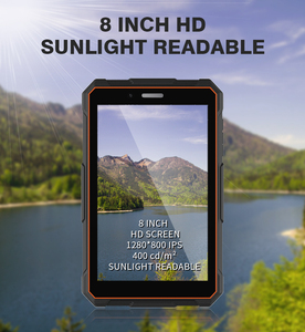 8 inç kaliteli Android su geçirmez IP68 4G + 64G 4G LTE ile endüstriyel sağlam Tablet parmak izi - Product Image 3