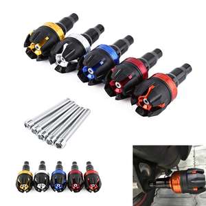 Moto Modified CNC Aluminum Alloy Frame Sliders Anti-Crash Protector for Motorbike <b>Wheel</b> Axle Falling <b>Motorcycle</b> Body Systems - Product Image 5