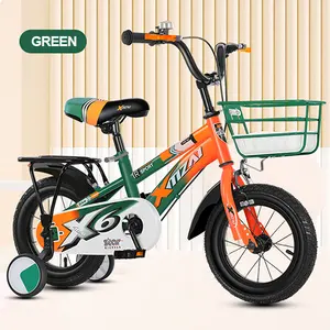 2022 OEM新款12/14/16/18英寸儿童自行车空气轮胎时尚自行车自行车3-8岁儿童