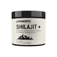 Liquide de Shilajit de l'Himalaya de qualité supérieure Lifeworth et résine de Shilajit, testé en laboratoire, riche en acide fulvique, Shilajit de l'Himalaya