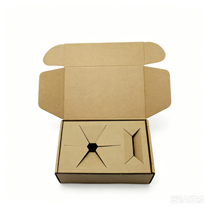 Custom Recyclable Kraft <b>Paper</b> Folding Mailer Box with Die-cut Self-lock <b>Paper</b> Insert - Product Image 1