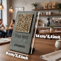 Support de menu NFC en bois