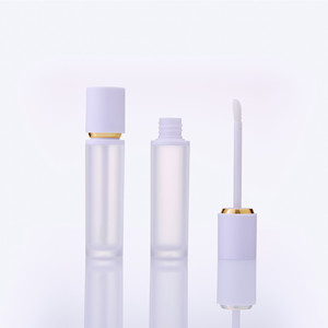 Tubes à lèvres en plastique vides 8 ml, contenants d'emballage cosmétique avec bouchon à vis et sérigraphie, couvercles roses, blancs ou noirs - Product Image 5