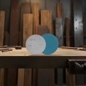 Discos de Lijado Resistentes con Velcro P80 Azules de 150 mm para Acabado de Madera y Metal - Product Image 3