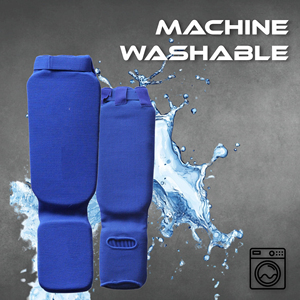 Protections de tibias en tissu respirant rembourrées et épaisses avec logo personnalisé pour le Muay <span class=keywords><strong>Thai</strong></span>, le kickboxing, la <span class=keywords><strong>boxe</strong></span> MMA et l'entraînement de sparring - Product Image 4