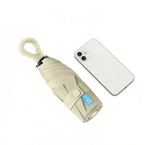 Paraguas Cápsula UPF50 con Logotipo Personalizado al por Mayor, Mini Sombrilla Portátil <span class=keywords><strong>de</strong></span> 22 cm con Hebilla <span class=keywords><strong>para</strong></span> Mujer, Regalos <span class=keywords><strong>para</strong></span> <span class=keywords><strong>Viajes</strong></span> - Product Image 6