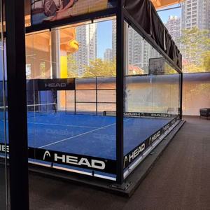 EXITO <span class=keywords><strong>Cancha</strong></span> de Pádel Portátil Galvanizada en Caliente para Exteriores, <span class=keywords><strong>Cancha</strong></span> de Tenis de Pádel Panorámica con Certificación CE - Product Image 1