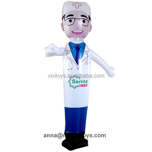 옥외 주문 환영 손님 의사 공기 풍선 당신의 진료소 광고를 위한 팽창식 LED 빛 흔들며 손 의사 하늘 무희 - Product Image 1