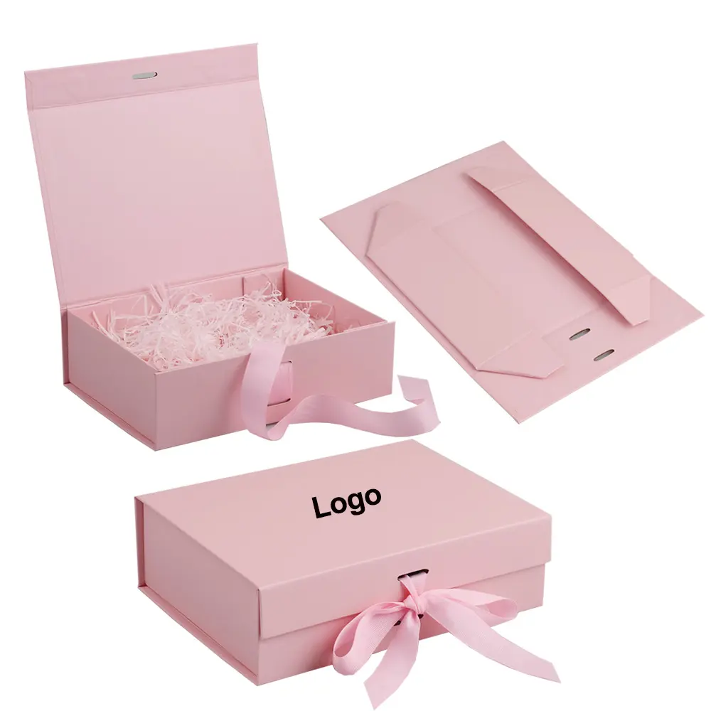 Kundendefiniertes Logo Großhandel luxuriöse Magnet-Papierbox für Perücken Kleidungskarton faltbare magnetische Geschenkbox aus Karton Verpackungsboxen