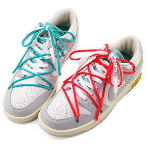 Lacets de chaussures ronds blancs en silicone imprimés pour baskets AJ AF, lacets personnalisés avec embout en silicone, lacets fluorescents ronds - Product Image 1