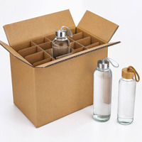 Bouteilles de jus en gros BSCI, bouteilles d'eau sans BPA, réutilisables, en verre, écologiques, bouteilles d'eau en verre personnalisées pour cadeaux