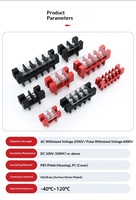Connecteur Métallique ESS pour Batterie Lithium Haute Intensité 100A 150A 200A, Terminal de Puissance pour Stockage d'Énergie, Connexion à Vis en Cuivre, ODM