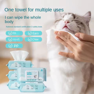 Lenços Umedecidos para Animais de Estimação Não Irritantes e Ecológicos, Lenços Umedecidos Redondos para Reduzir Manchas de Lágrimas - Product Image 5