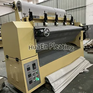 Manufacturer HuaEn Pleating Machine For Smoking ZJ-816 ZJ816 Roller Cylinder Custom Made Ruffle Pleating Machine