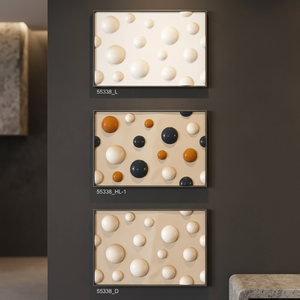 Decoración del Hogar, Azulejos de Pared 3D de Piedra de 300x450 mm, Diseño Brillante, Cerámica Glaseada Digital para Baño, Exterior y Pasillo - Product Image 1