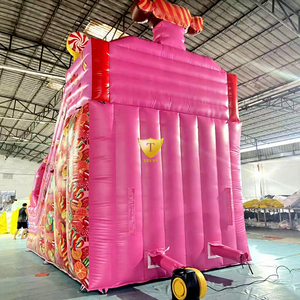 Structure gonflable avec <span class=keywords><strong>toboggan</strong></span> aquatique 8 en 1, qualité commerciale, pour fêtes d'enfants, <span class=keywords><strong>toboggan</strong></span> gonflable pour le plaisir en plein air - Product Image 5