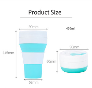 Botella <span class=keywords><strong>de</strong></span> agua plegable con tapa <span class=keywords><strong>de</strong></span> paja para viaje, taza <span class=keywords><strong>de</strong></span> café plegable <span class=keywords><strong>de</strong></span> silicona, barata - Product Image 3