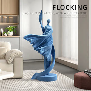 Scultura in Resina <span class=keywords><strong>di</strong></span> Ragazza, <span class=keywords><strong>Arte</strong></span> Decorativa per Casa, Ornamento Astratto per Soggiorno, Accessori per Ufficio e Casa, Regalo - Product Image 2